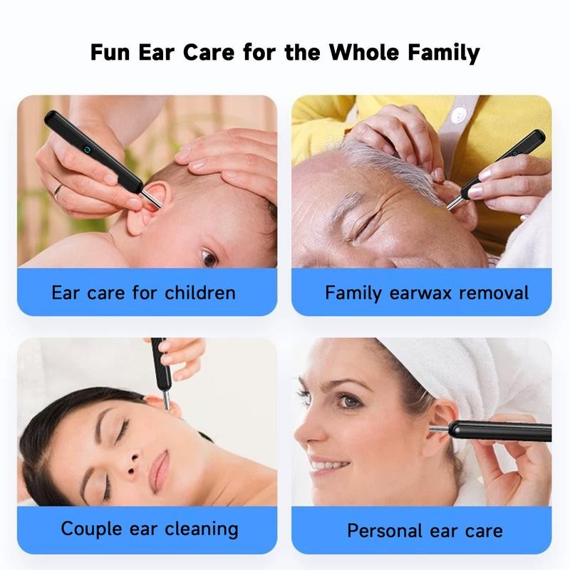 Ear Wax Removal Tool with Camera - Portable Type-C Rechargeable