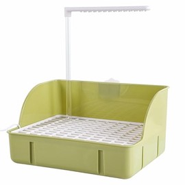 ROOJUNE Bird Bath, Automatic Parrot Shower Bath with Pump, Birds Shower Bathtub with Running Water, Birdcage, Medium Birds Parakeet Budgies Cockatiels Conures Finches, Lovebird