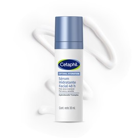 Cetaphil Optimal Hydration Sérum Facial Todo Tipo de Piel Sensible 30 ml | HydroSensitiv Complex con ácido hialurónico hidrata 48 h, textura ultralige