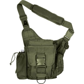 Rothco Advanced Tactical Hipster Sling Cross Body Bag Messenger MOLLE Camo Travel Pack - Olive Drab