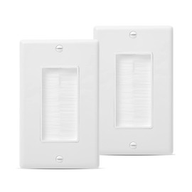 Bates Choice - single brush wall plate