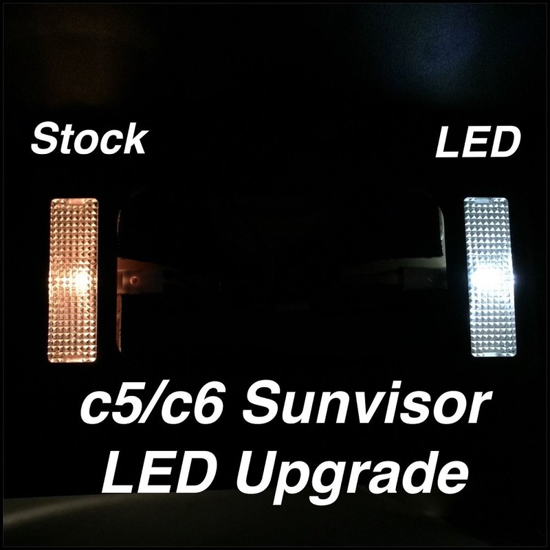 Nakuuly Sun Visor Pair with Updated LED Lighted Vanity Mirror