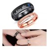 Duo Anillo Compromiso King & Queen Rey Y Reina Alta