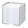 Durable Trend Note Box with 800 White Paper Notes -