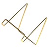 LABRIMP Golden Metal Electroplated Book Stand Portable Desktop Holder for