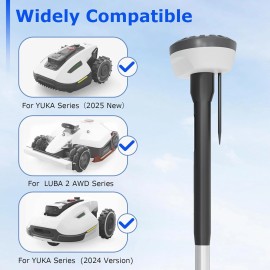 Zelvoro Ground Pole Mount Kit, for Luba 2 AWD Series, Compatible with RTK Antenna