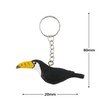 Elcomune Key Chain Wood Key Ring Toucan KC-20