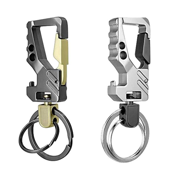 Deolven Car Key Chain, Pack of 2 Bottle Opener, Key