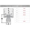 10 x Door Trim Mounting Clips with Seal Bracket |