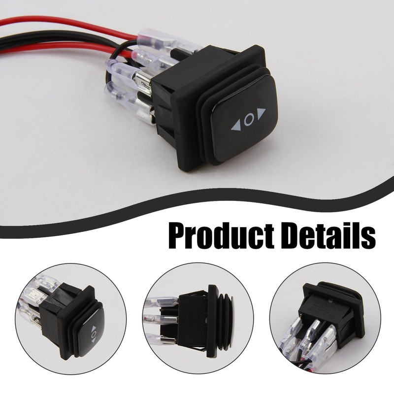 Self-Locking Waterproof Rocker Switch Polarity Reverse Switch Toggle Switch Micro