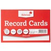 Silvine Record Cards 152x102 mm Plain Pack of 100 -