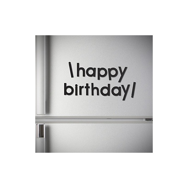 Balvi Magnetic letters Magnet Message Black colour Case 120 parts