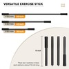 Krightlink Yoga Stick 5ft Adjustable Stretching Stick, Versatile Exercise Stick