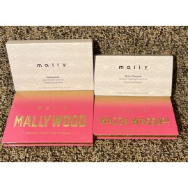 Mally 2 PC. Mally Mallywood Eyeshadow Palette & Mally WAZZA WASSUP! Ombre Highlighting