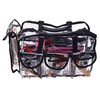 SHANY Clear Makeup Bag, Pro Mua rectangular Bag with Shoulder