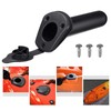 AIMALL 2PCS Fishing Rod Holders with Cap Cover, Flush Mount