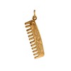 jewellerybox 9ct Gold Comb Charm