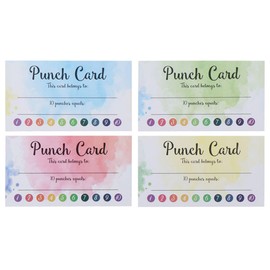 GetCoupon Reward Punch Cards, Behavior Incentive Awards, Business Loyalty Card, Promoting Creativity and Skill Development(Combination-2)