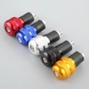PrimeBlis 2pcs Motorcycle Handlebar Grips Caps Aluminum Motorcycle Handlebar Ends