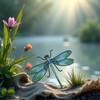 Dragonfly Irons Patches,Dragonfly Embroidered Sewing on Patches, Sew On Applique