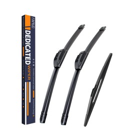 Replacement for Nissan Quest 2004-2009 Silent Wipers -FAPIUO Front and Rear Windshield Wipers 26"/18"+14" Full Blade Set (3 Pack)