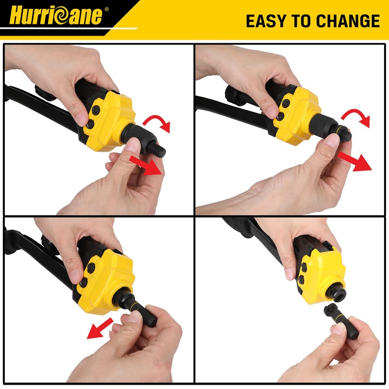 HURRICANE 16” Rivet Nut Tool, Hand Rivet Nut Tool with