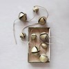 76" L Metal Jingle Bell Garland, Gold Finish