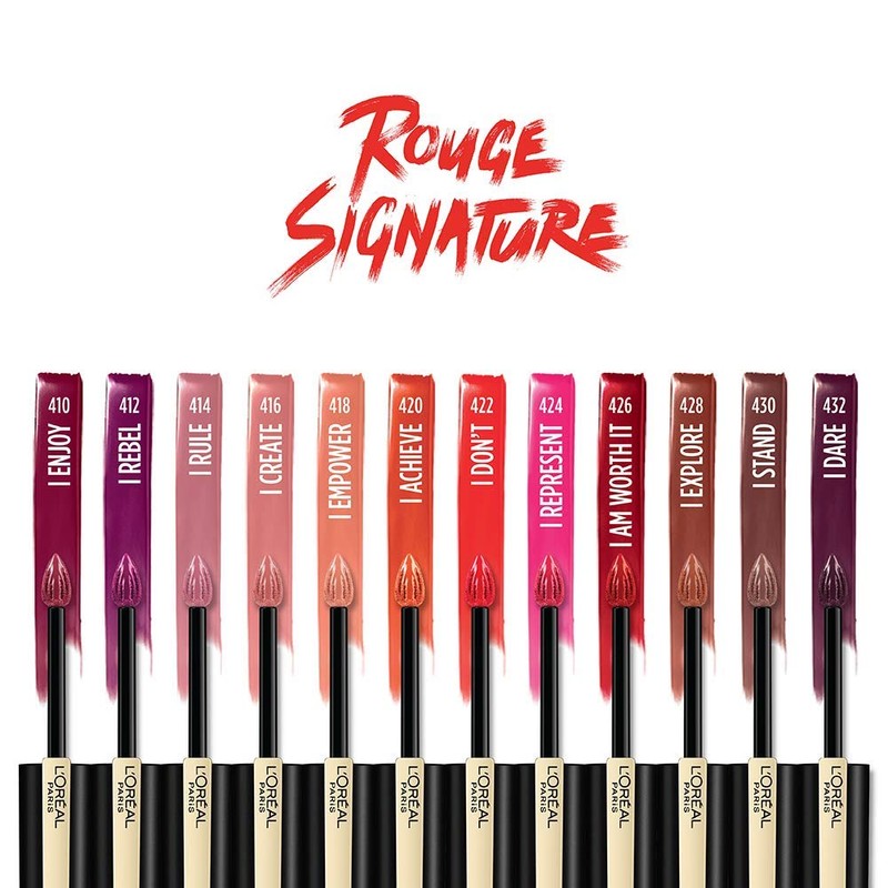 L’Oréal Paris Makeup Rouge Signature Matte Lip Stain, I Represent