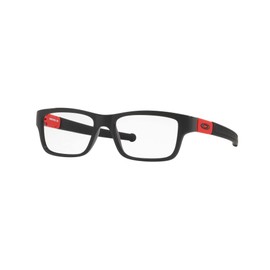 Oakley OY8005 Eyeglasses Bundle: OY 8005 800503 Polished Black and Large Red leash Accessory kit