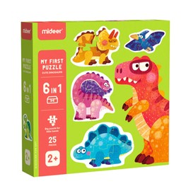 Mideer My First Puzzle - Kids Puzzles Age 2 - Puzzles Dinosaur (Cute Dinosaur)