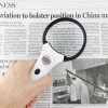 Glass Lupa Luminosa Led Joyero Luz Uv Detector Billete Falso