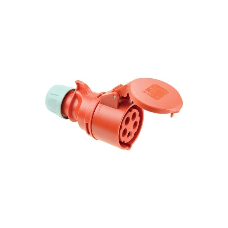 PC Electric Euro coupling socket 5-pin 32 amps IP44, 225-6