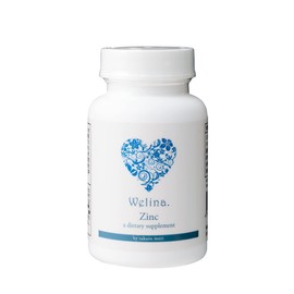 [Welina.] 亜鉛 Zinc 森拓郎監修 女性向け 錠剤 ミネラル 有酵母 身体を整える サプリメント 90粒(90日分)