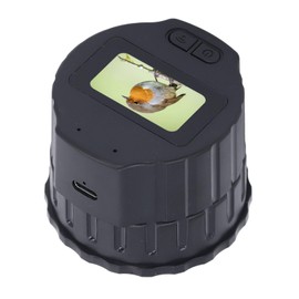 WiFi Electronic Eyepiece, 4MP Electronic Eyepiece, 800mAh Portable Bird Watching Spotting Scope Camera with WiFi Hotspot, for 0.94 to 1.97 Inch Microscopes Monocular Binoculars