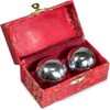#3 Stainless Steel Chinese Healthy Exercise Massage Metal Balls