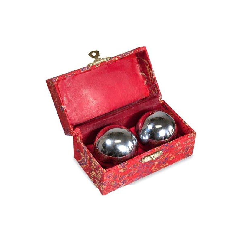 #3 Stainless Steel Chinese Healthy Exercise Massage Metal Balls