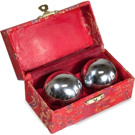 #3 Stainless Steel Chinese Healthy Exercise Massage Metal Balls