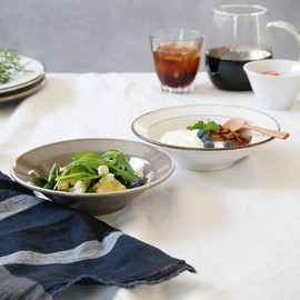 Tableware East Salad Bowl 6.9" Daily Style Brown Line