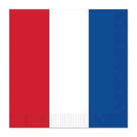 Beistle 58226 - Servilletas, color rojo/blanco/azul