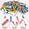 SPTHTHHPY Hair Rollers Set, 100 Pieces Perm Rods with 5