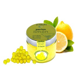 Lemon Cocktail Beads Fruit Concentrate in Beads for Cocktail Decoration Tapas Salads Christmas Drinks High Quality Lemon Balls 180g Glass 160-180 Balls