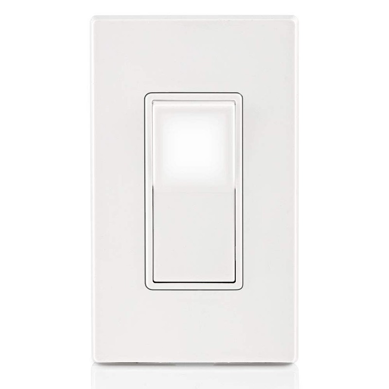 Leviton 15 Amp, 120/277 Volt, Decora LED Illuminated Rocker 4-Way