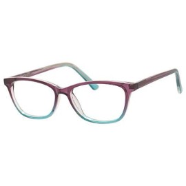 Enhance Eyeglasses 4142  52-15-140  Lilac/Aqua, Blue/Red or Wine/Brown - Blue/Red