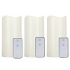 3PCS Remote Control Electronic LED Simulation Candle Lamp for Home