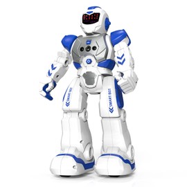 SONOMO Toys for 6-9 Year Old Boys, RC Robot Gifts for Kids Intelligent Programmable Robot (White)