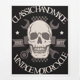 Vinyl Stickers Decals Of Vintage Motorcycle - Waterproof - Apply On Any Smooth Surfaces Indoor Outdoor Bumper Tumbler Wall Laptop Phone Skateboard Cup Glasses Car Helmet Mug Door Truck Gifts Decorati