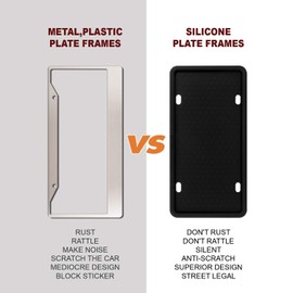 WeTest Premium License Plate Frame