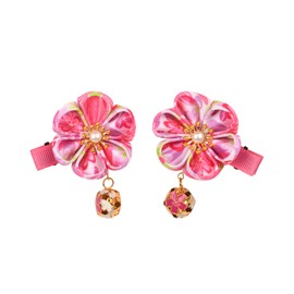 OTAKUMARKET Hair Ornament, Shichi-Go-San, 3 Years Old, 7 Years Old, Clip, Tsumami Craft, Japanese Clothing, Hakama, Kimono, Graduation Ceremony, Yukata, Flower, Kids, Children, Girls, Japanese