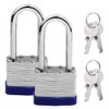 Cyleibe 2 Pack Pad Lock, Long Shackle Heavy Duty Padlock