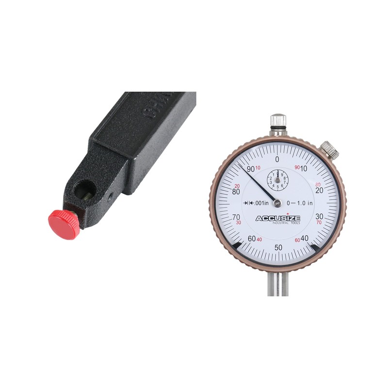Accusize Industrial Tools Mini Universal Magnetic Base with 0-1 Inch